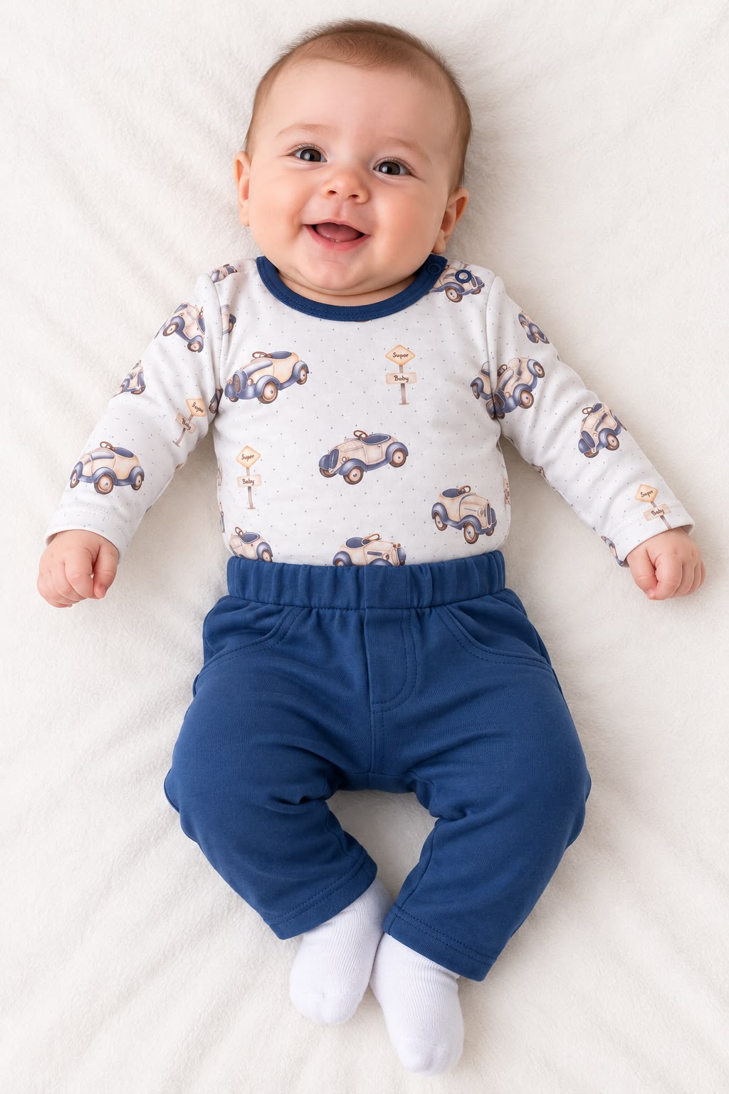 Conjunto Body Manga longa e Calça - ANJOS BABY
