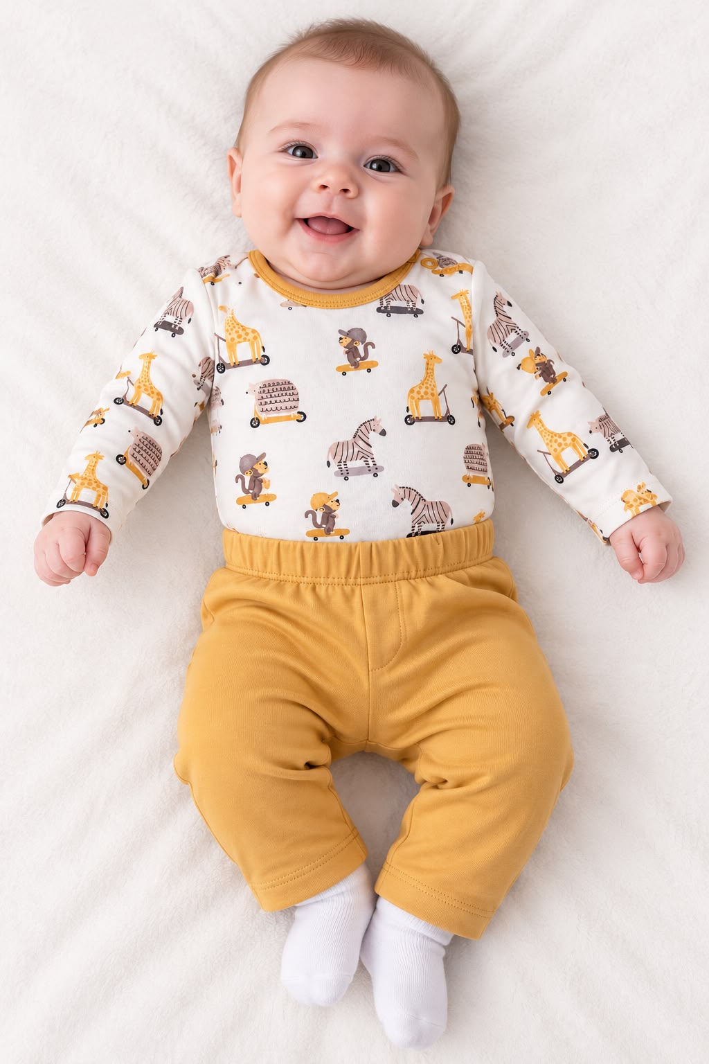 Conjunto Body Manga longa e Calça - ANJOS BABY