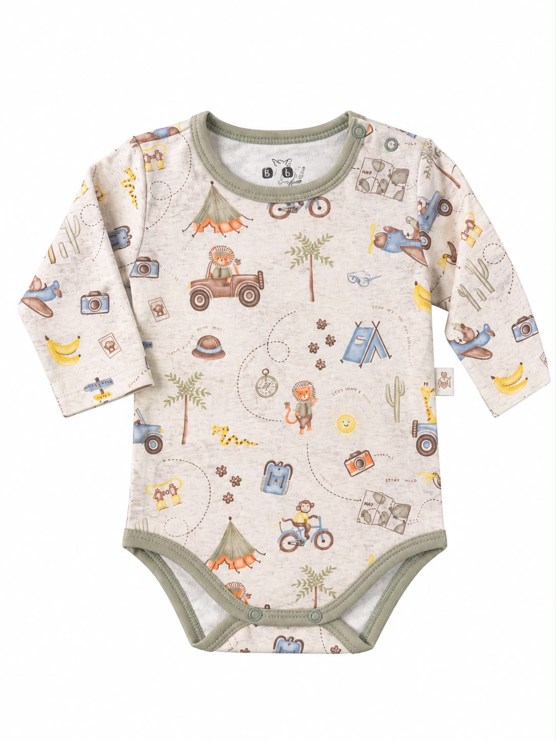 Conjunto Body Manga longa e Calça - ANJOS BABY