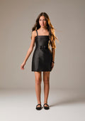 Vestido Alfaiataria Preto Laço - AUTHORIA