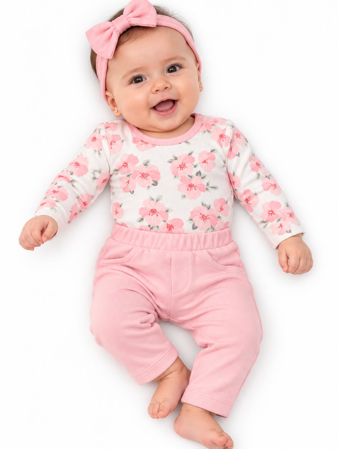 Conjunto Body Manga Longa e Calça - ANJOS BABY
