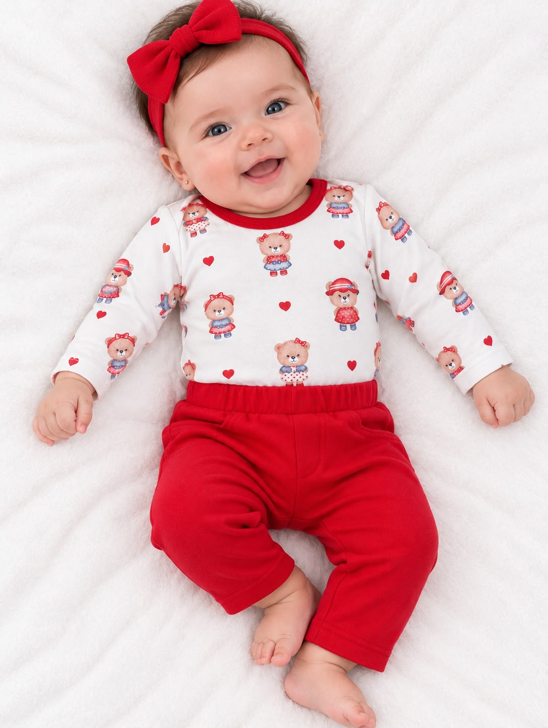 Conjunto Body Manga Longa e Calça - ANJOS BABY
