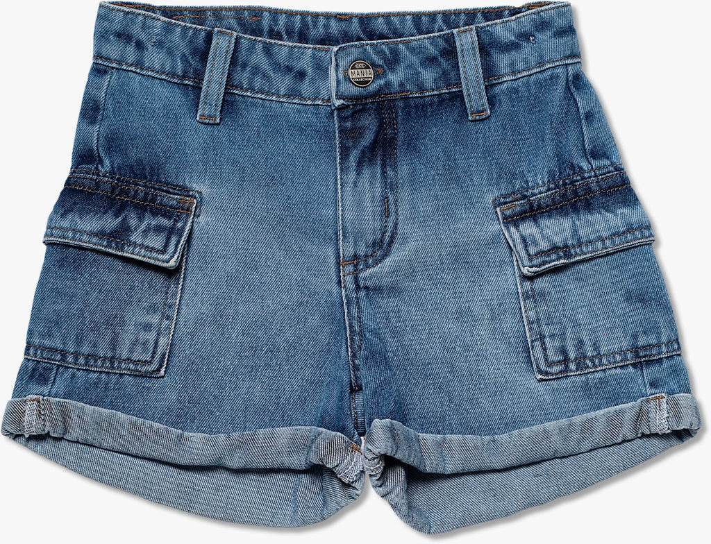 Short Cargo Jeans - MANIA KIDS