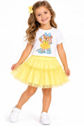Conjunto Blusa Malha e saia Tule - MALAGAH