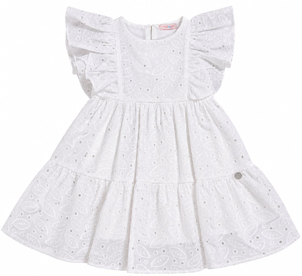 Vestido Laise Branco - MALAGAH