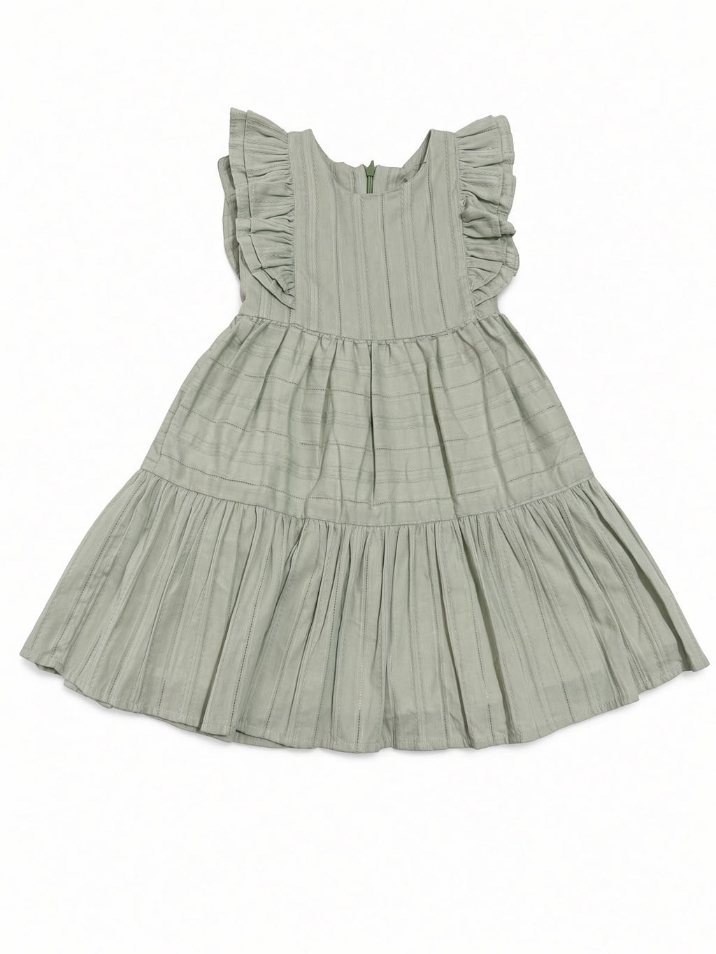 Vestido Linho Maquinetado - ANJOS BABY