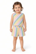 Conjunto Linho Listrado Colorido - MALAGAH