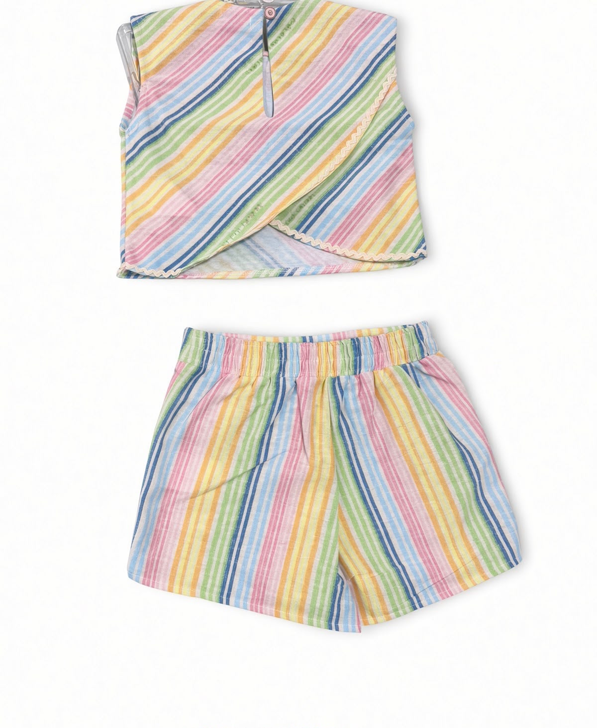 Conjunto Linho Listrado Colorido - MALAGAH