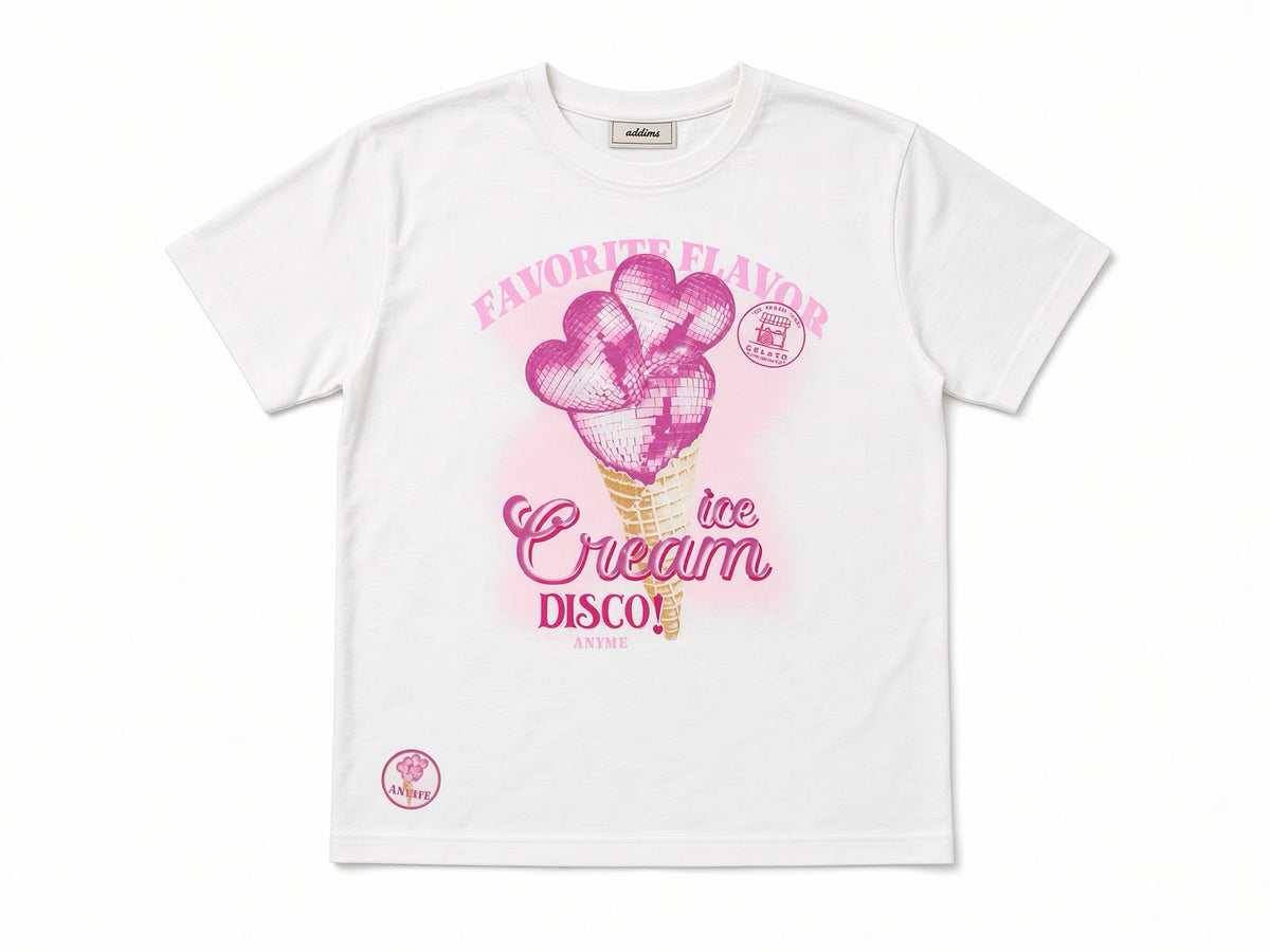 Conjunto T-shirt Ice Cream e Bermuda Ciclista - ANIMÊ