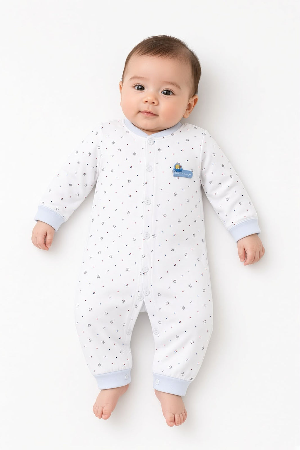 Macacão Suedine Botão - BABY CHIC