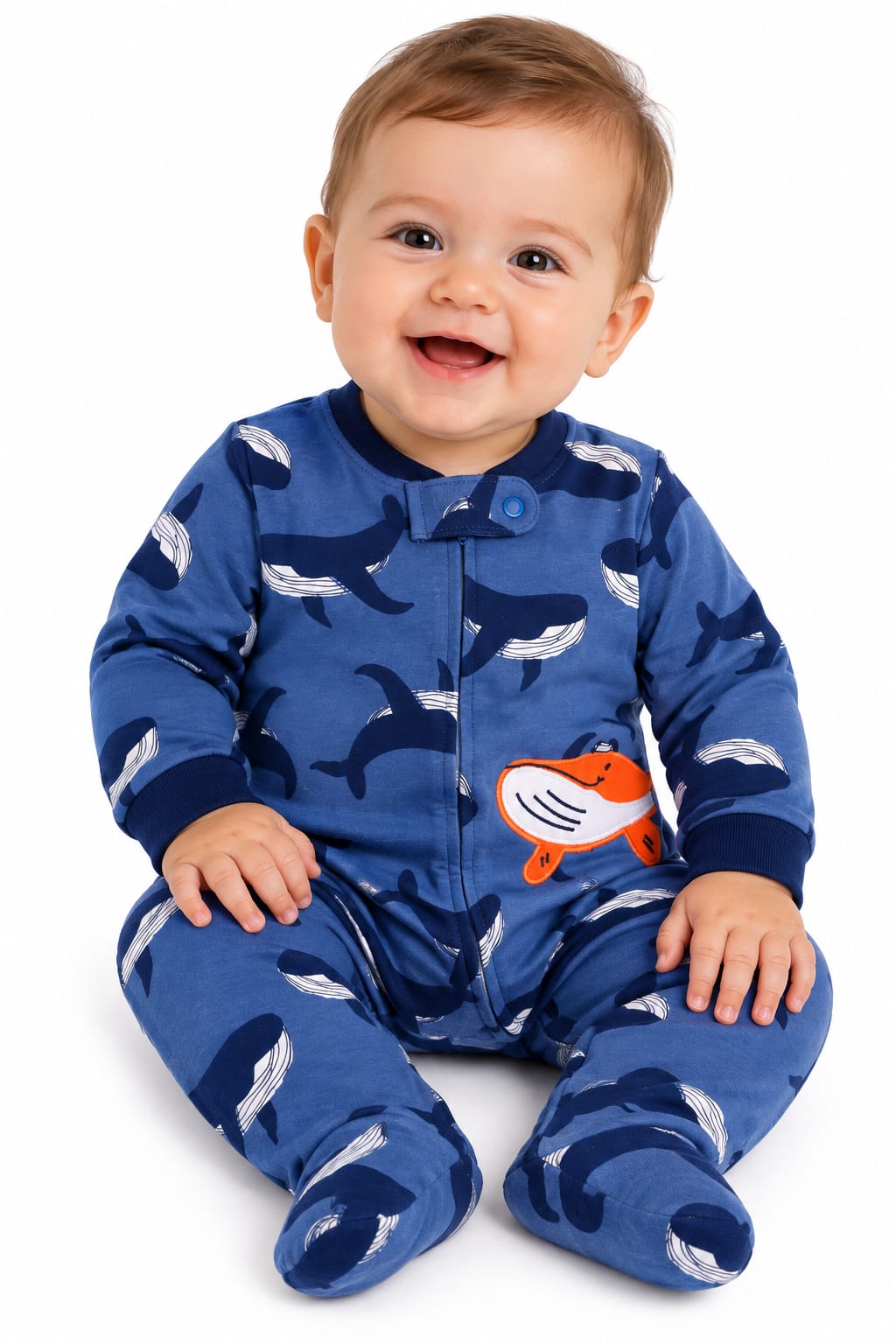 Macacão Longo Ziper 9 Meses - CARTERS