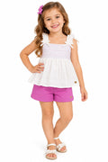 Conjunto Blusa e Short Linho - ANJOS BABY