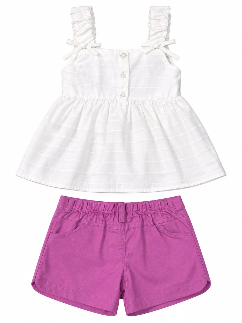 Conjunto Blusa e Short Linho - ANJOS BABY