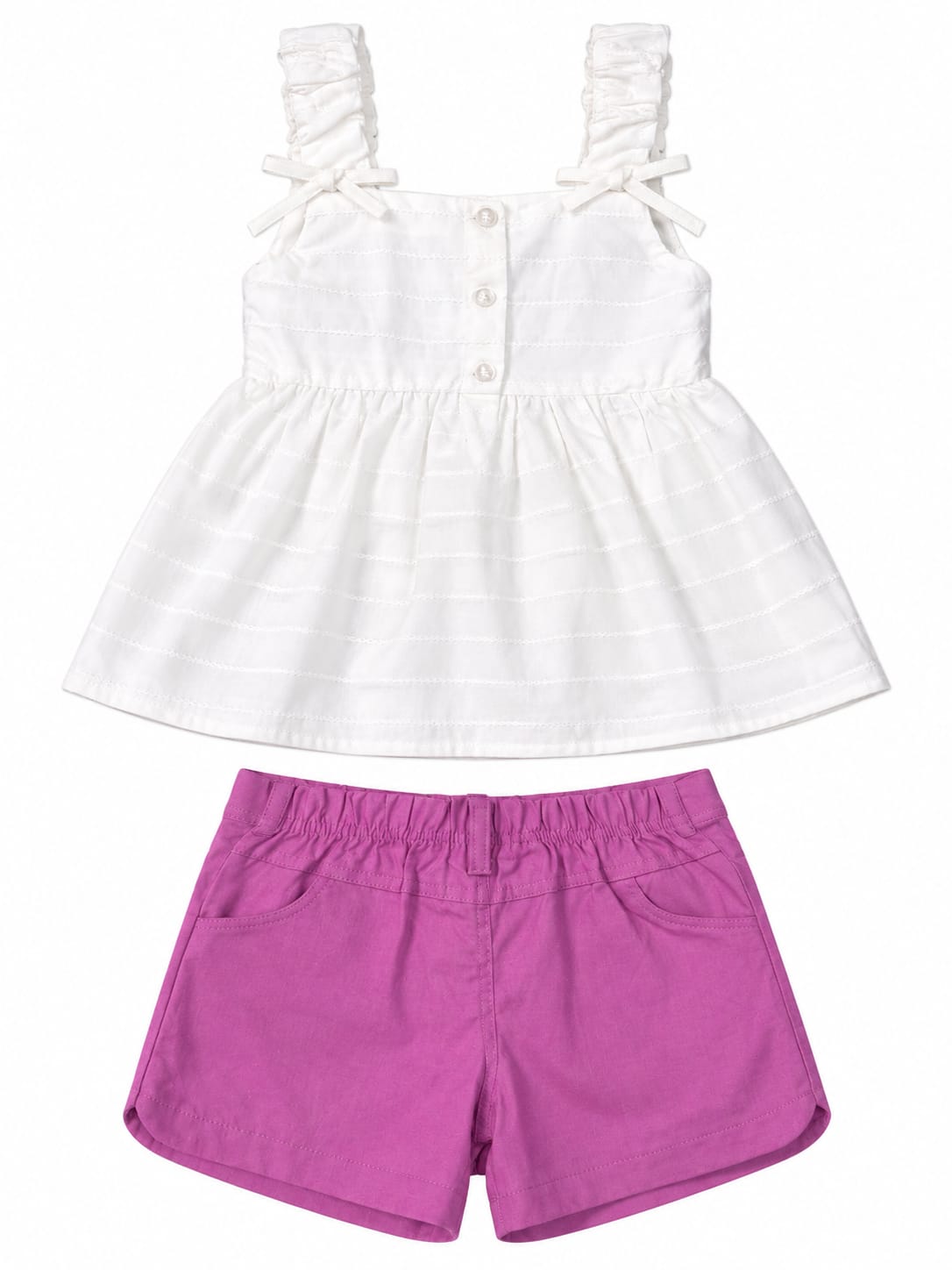 Conjunto Blusa e Short Linho - ANJOS BABY