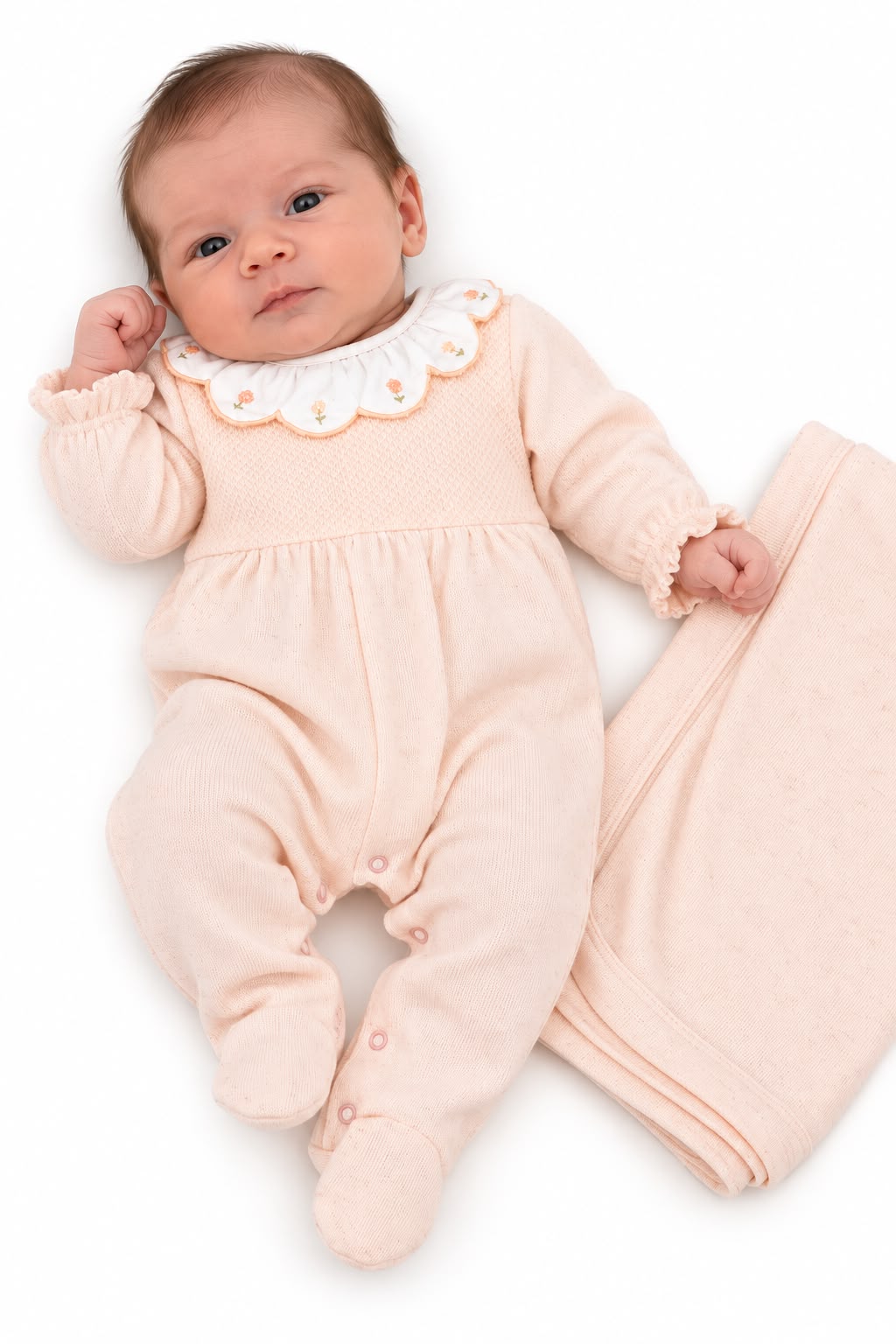 Kit Macacão Malha Tricot Tam RN - ANJOS BABY