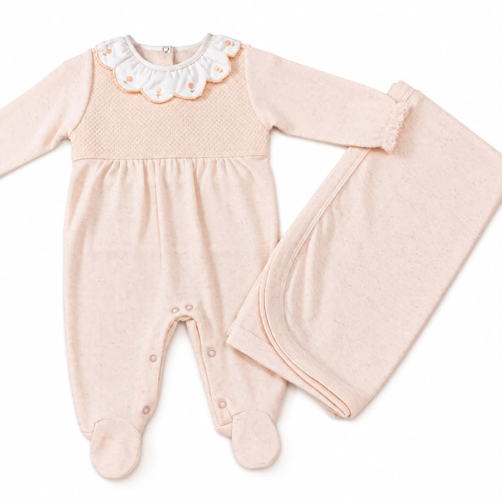 Kit Macacão Malha Tricot Tam RN - ANJOS BABY