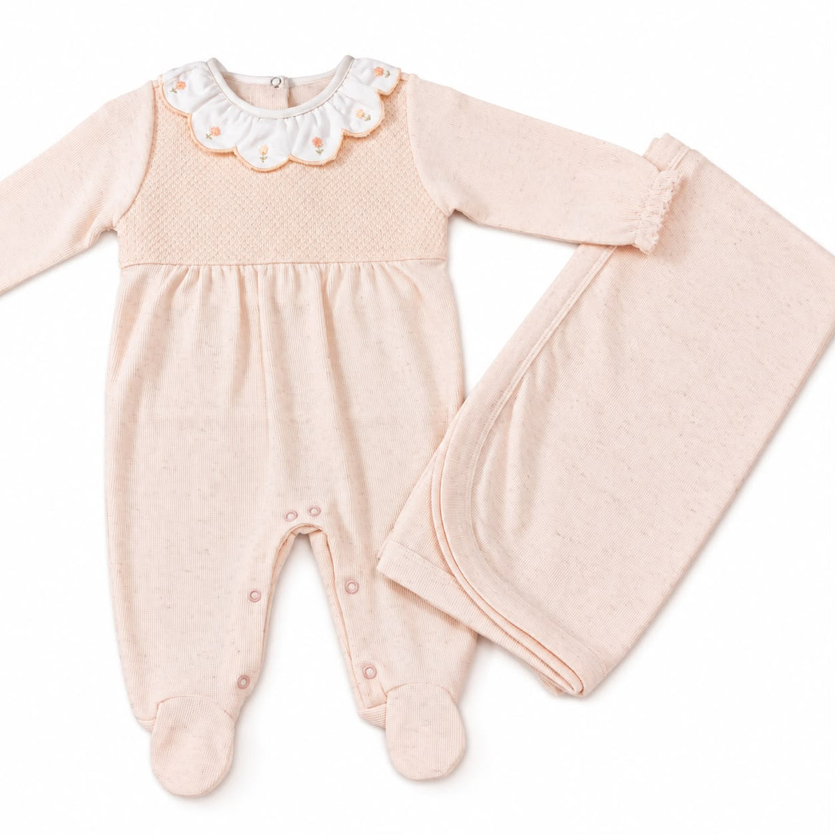 Kit Macacão Malha Tricot Tam RN - ANJOS BABY