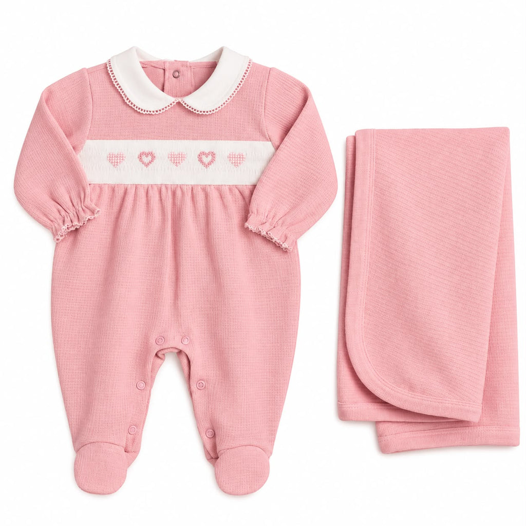 Kit Macacão Malha Tricot Tam RN - ANJOS BABY