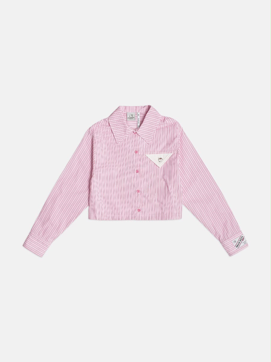 Camisa Listrada Hello Kitty - AUTHORIA