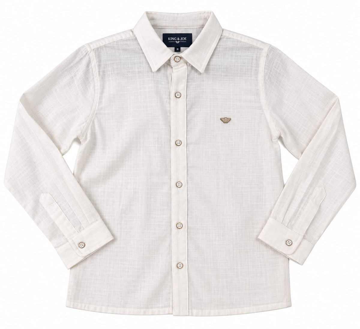 Camisa Linho  Manga Longa - ANJOS BABY