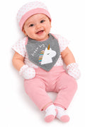 Kit 6 peças Body e Calça - BABY CHIC