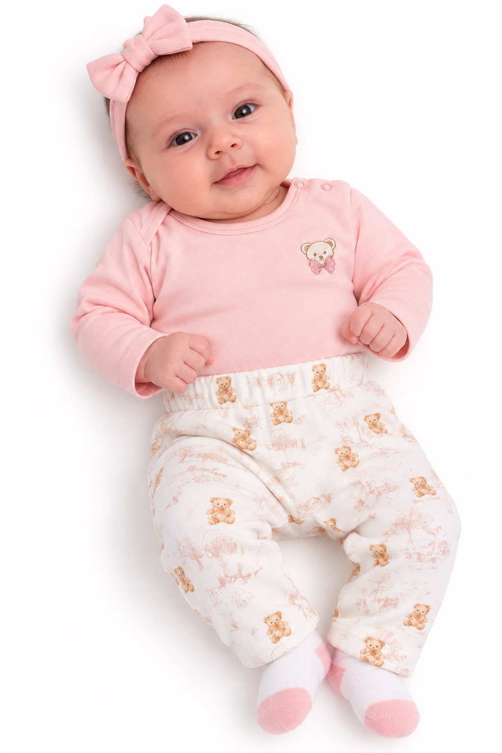 Conjunto Body Longo e Calça - ANJOS BABY