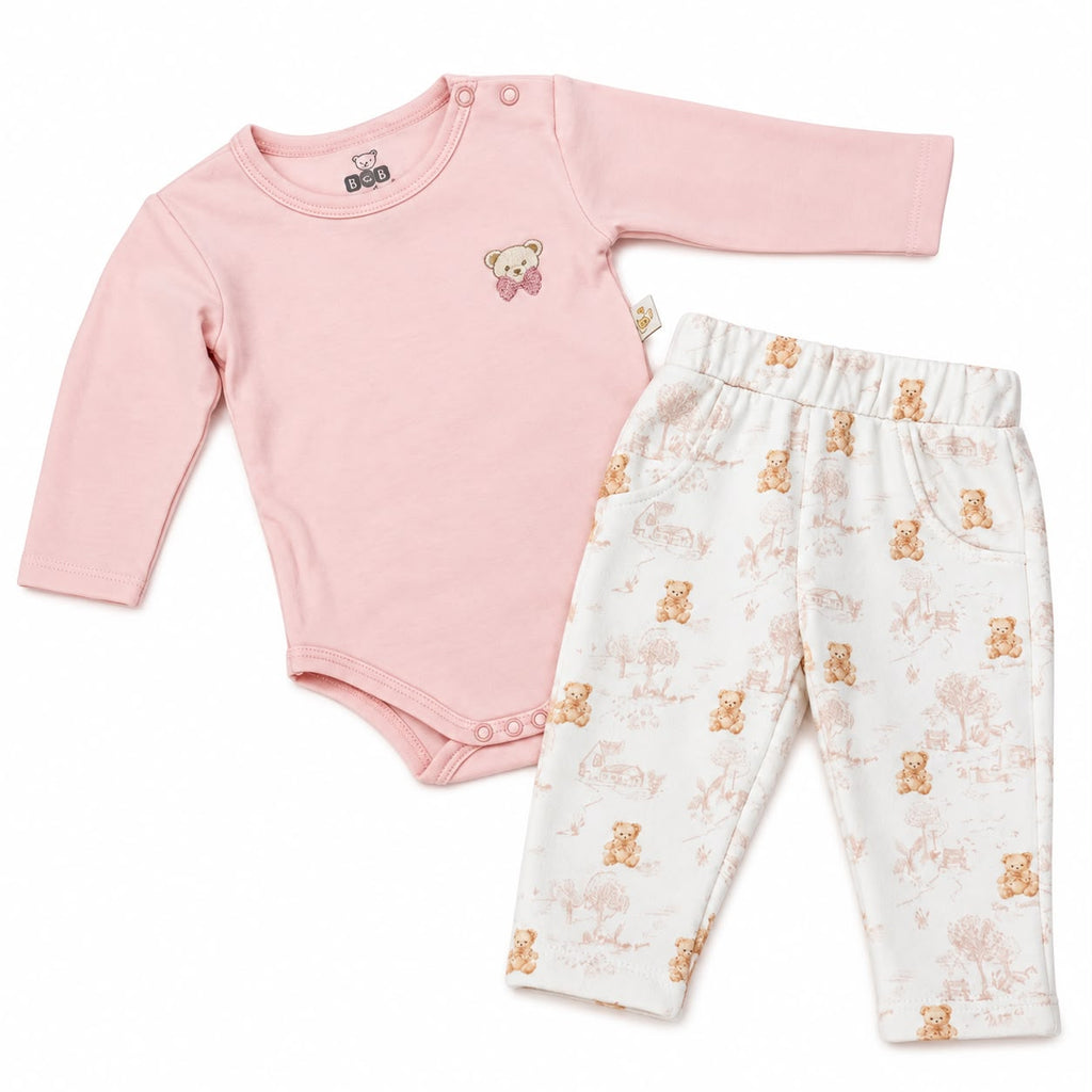 Conjunto Body Longo e Calça - ANJOS BABY