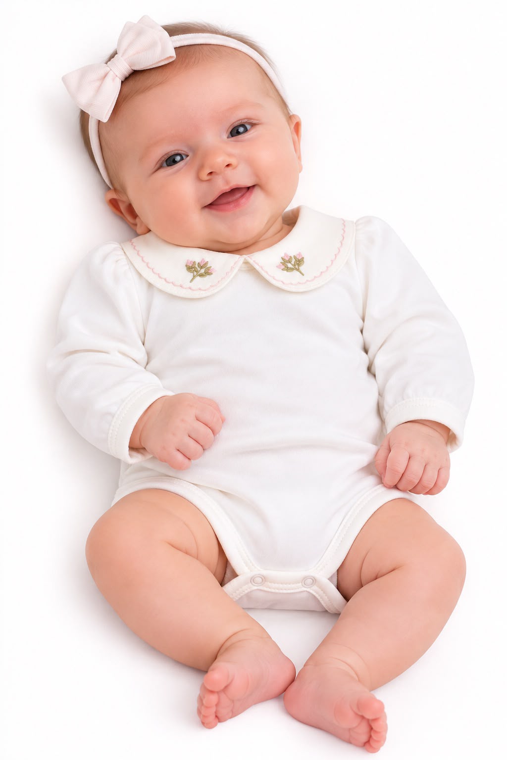 Body Manga Longa Gola - ANJOS BABY