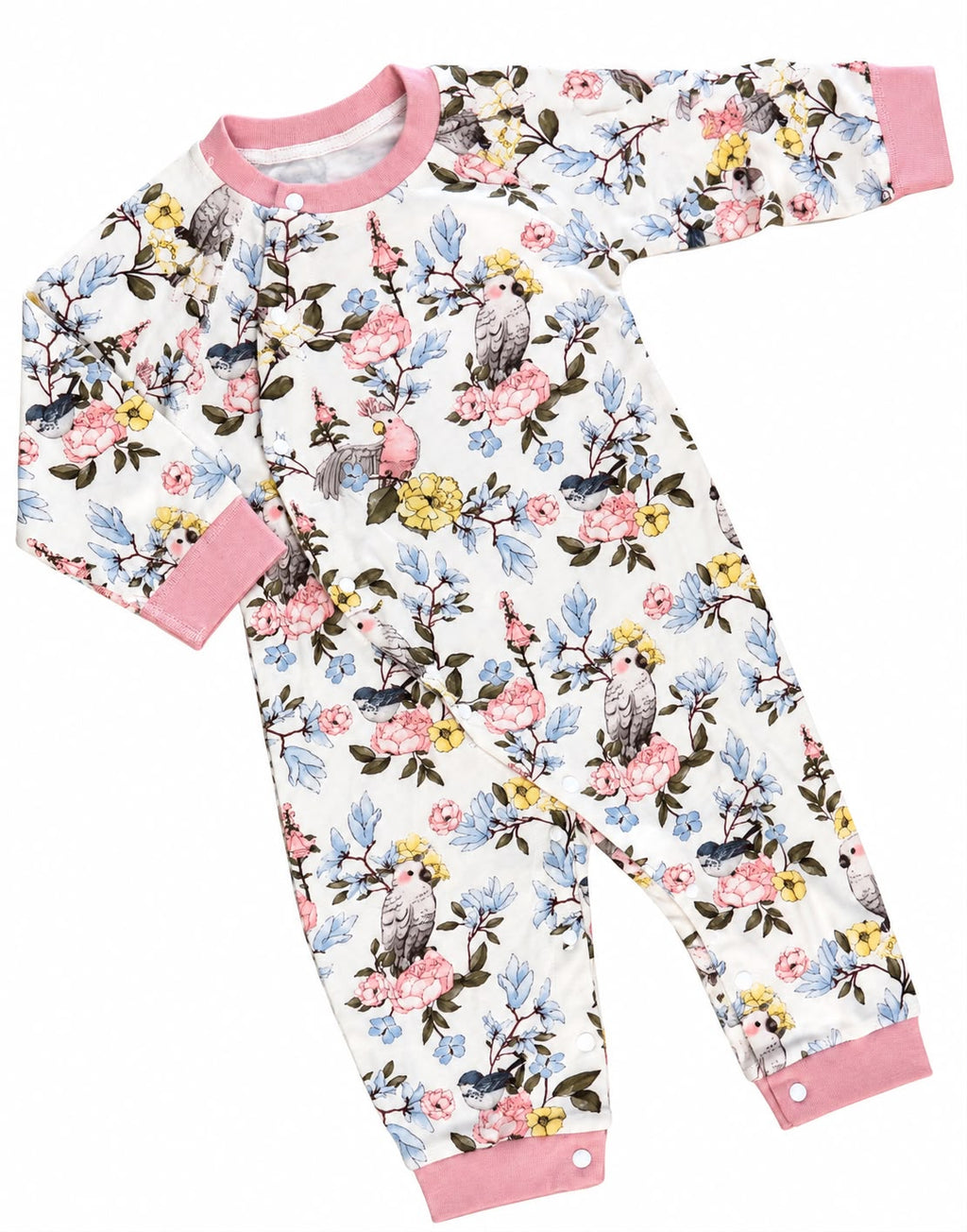 Macacão Longo Estampado - BABY CHIC