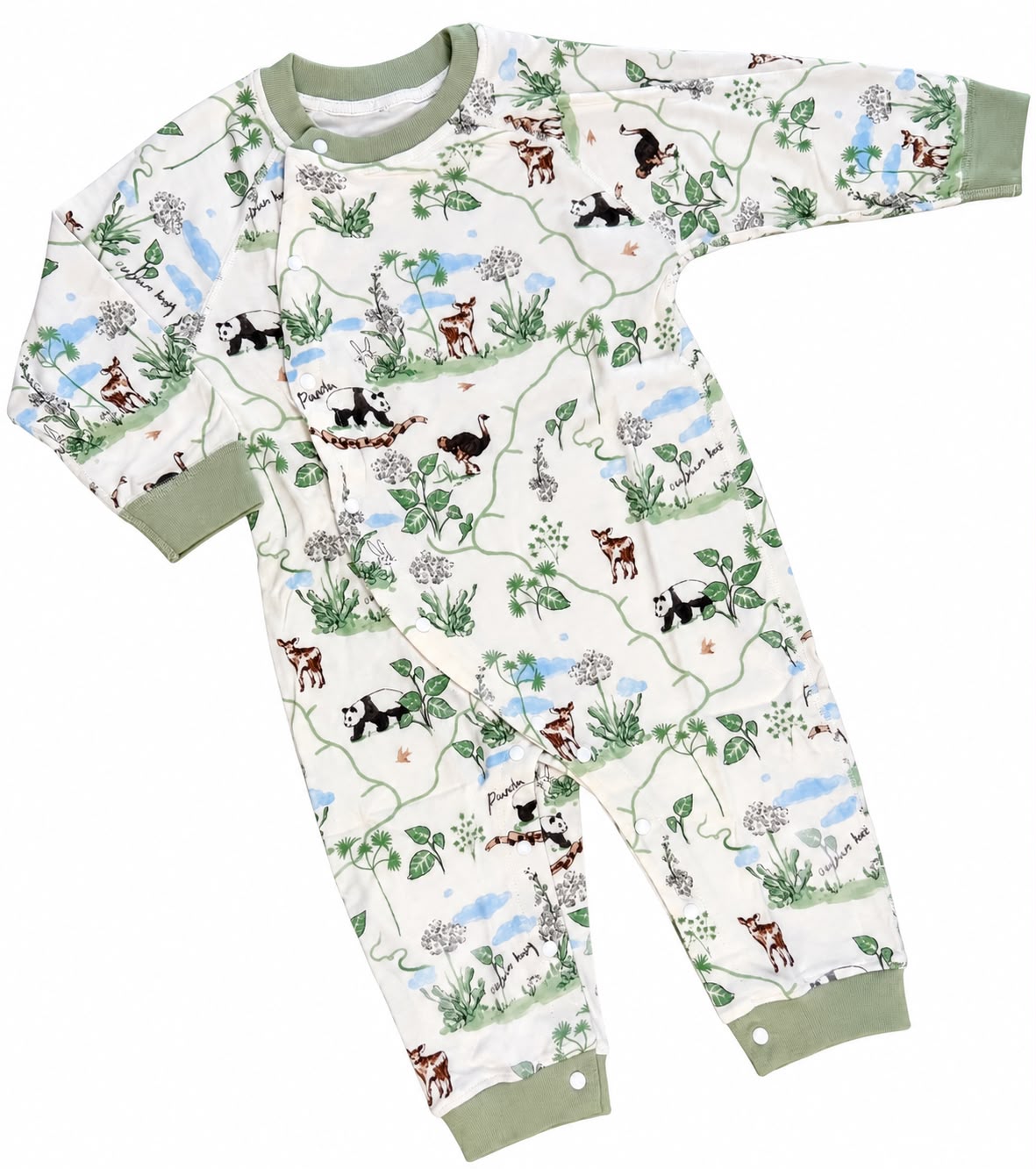Macacão Longo Estampado - BABY CHIC