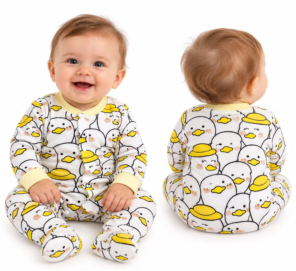 Macacão Longo Estampado - BABY CHIC