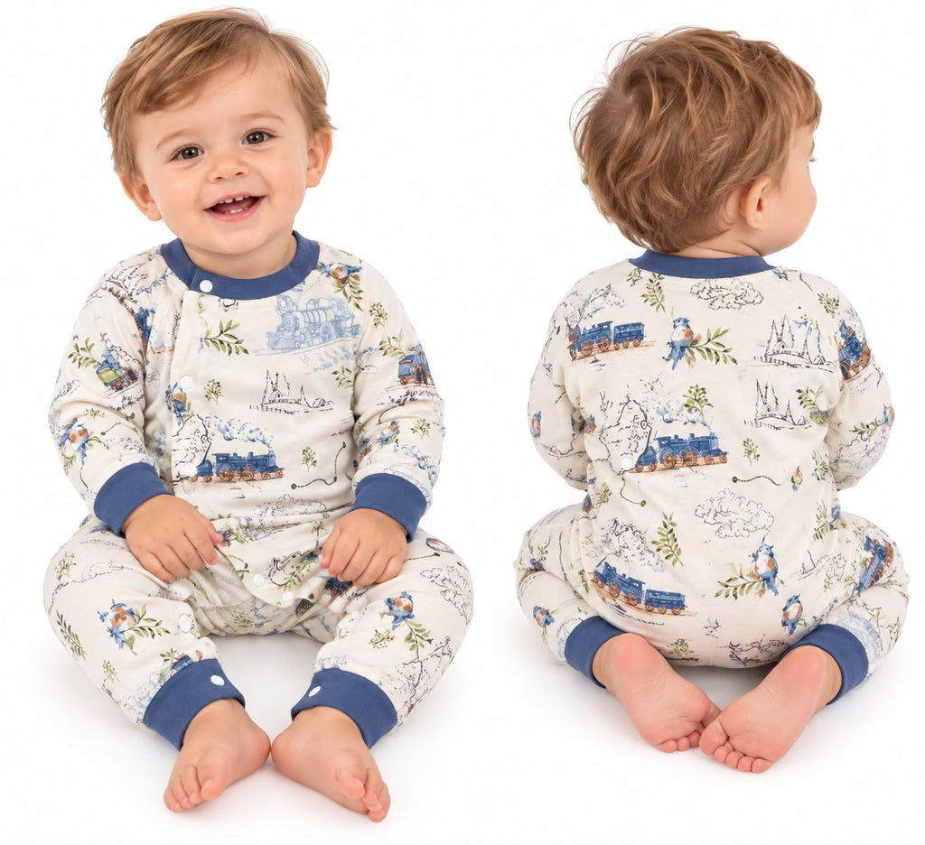 Macacão Longo Estampado - BABY CHIC