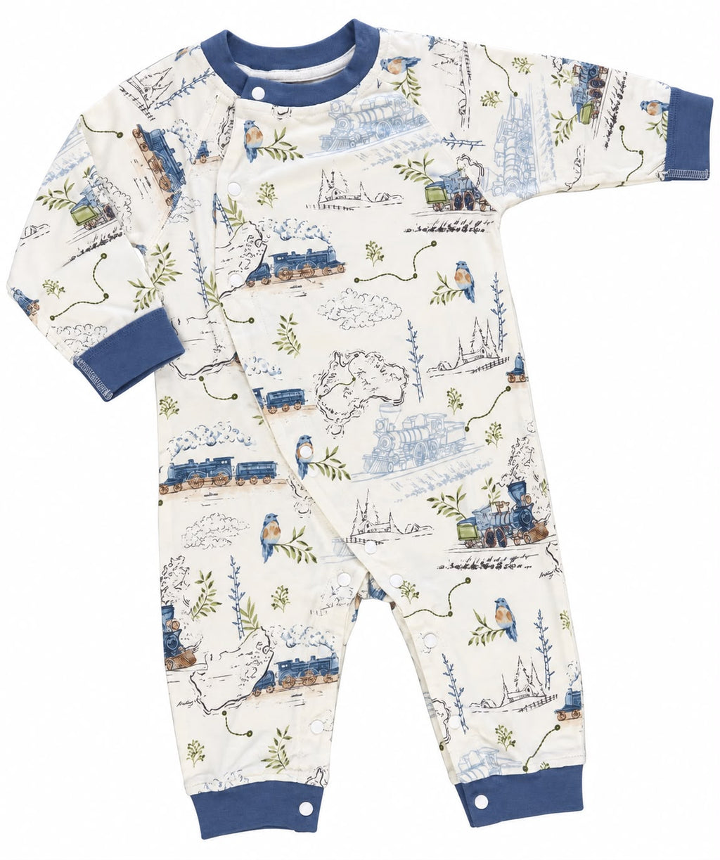 Macacão Longo Estampado - BABY CHIC