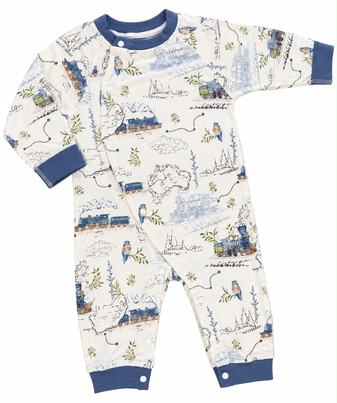 Macacão Longo Estampado - BABY CHIC