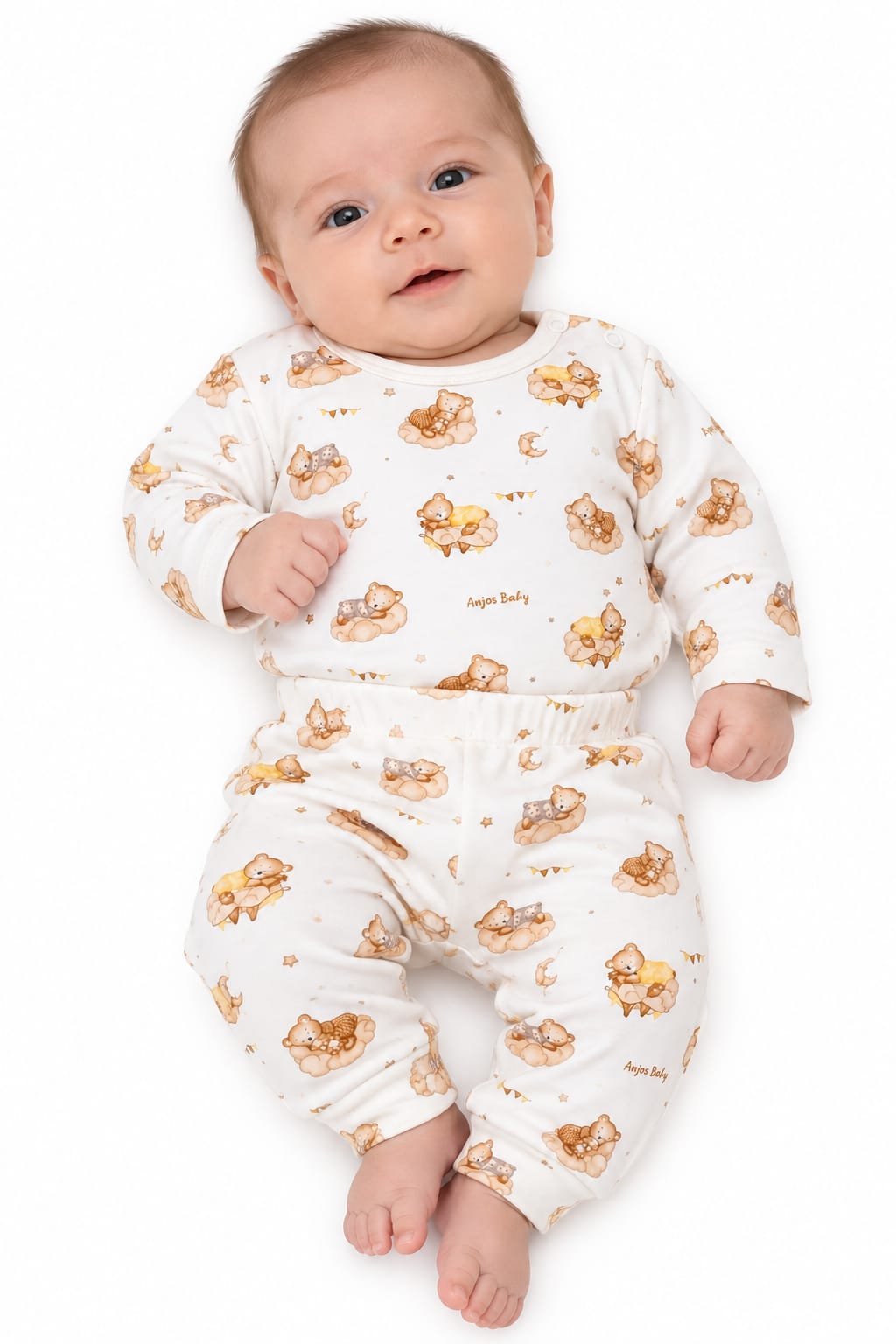 Conjunto Body Longo e Calça - ANJOS BABY