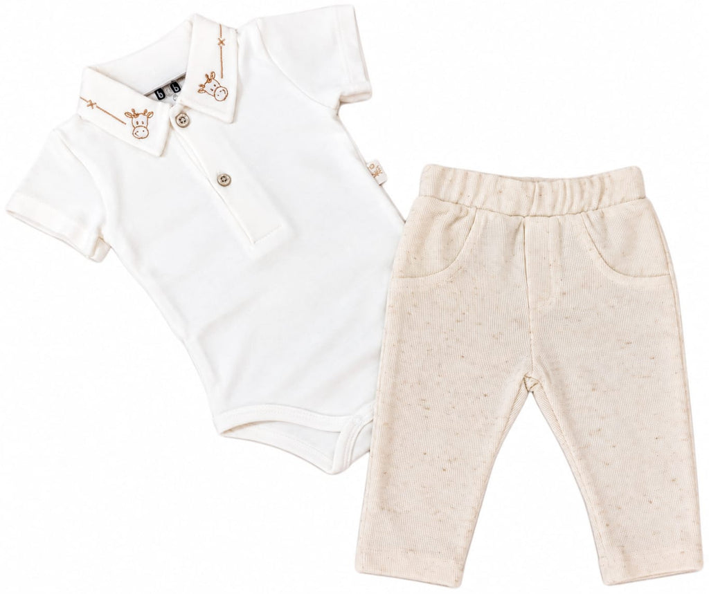 Conjunto Body Curto e Calça - ANJOS BABY