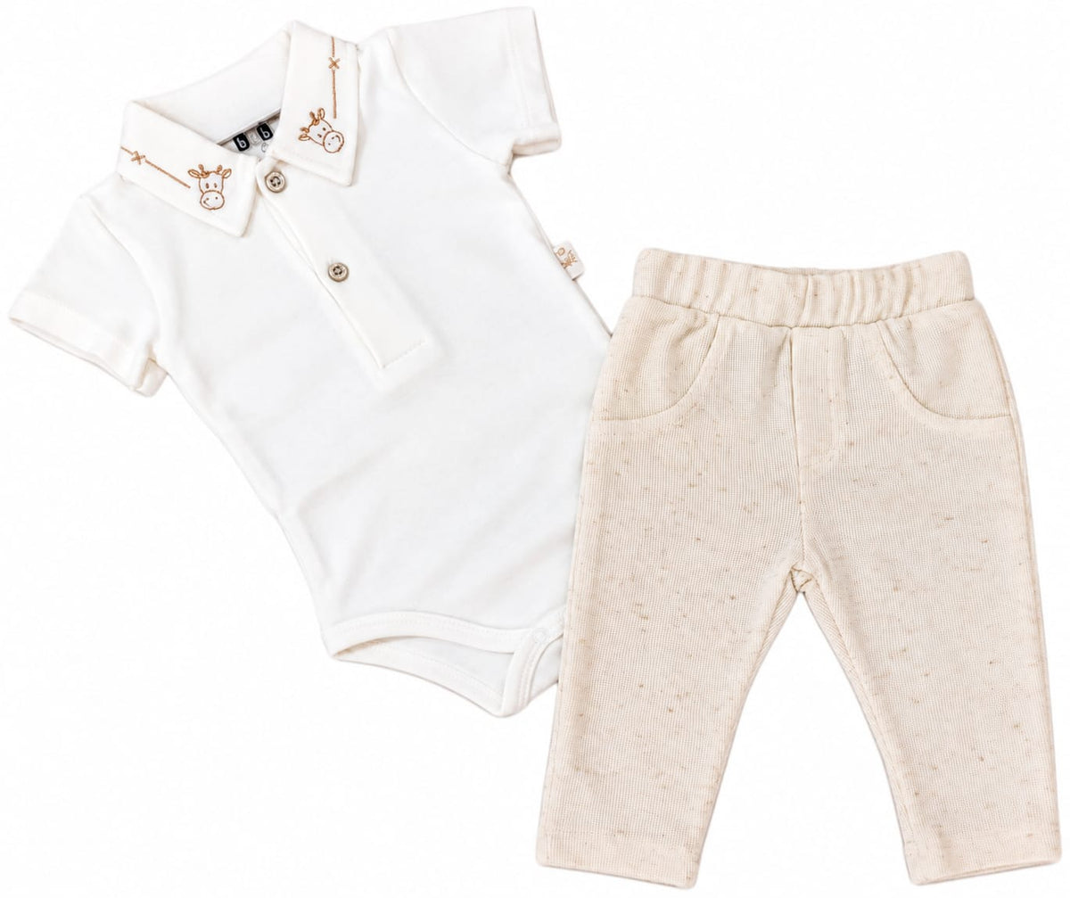 Conjunto Body Curto e Calça - ANJOS BABY