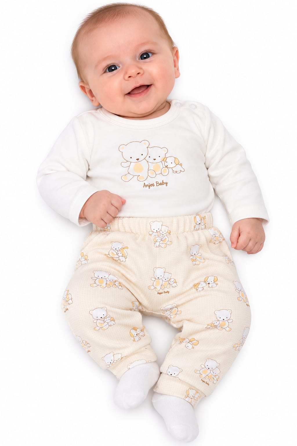 Conjunto Body Longo e Calça - ANJOS BABY