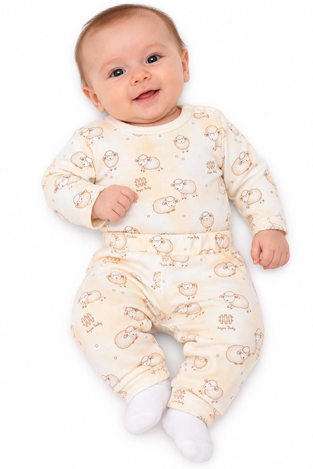 Conjunto Body Longo e Calça - ANJOS BABY
