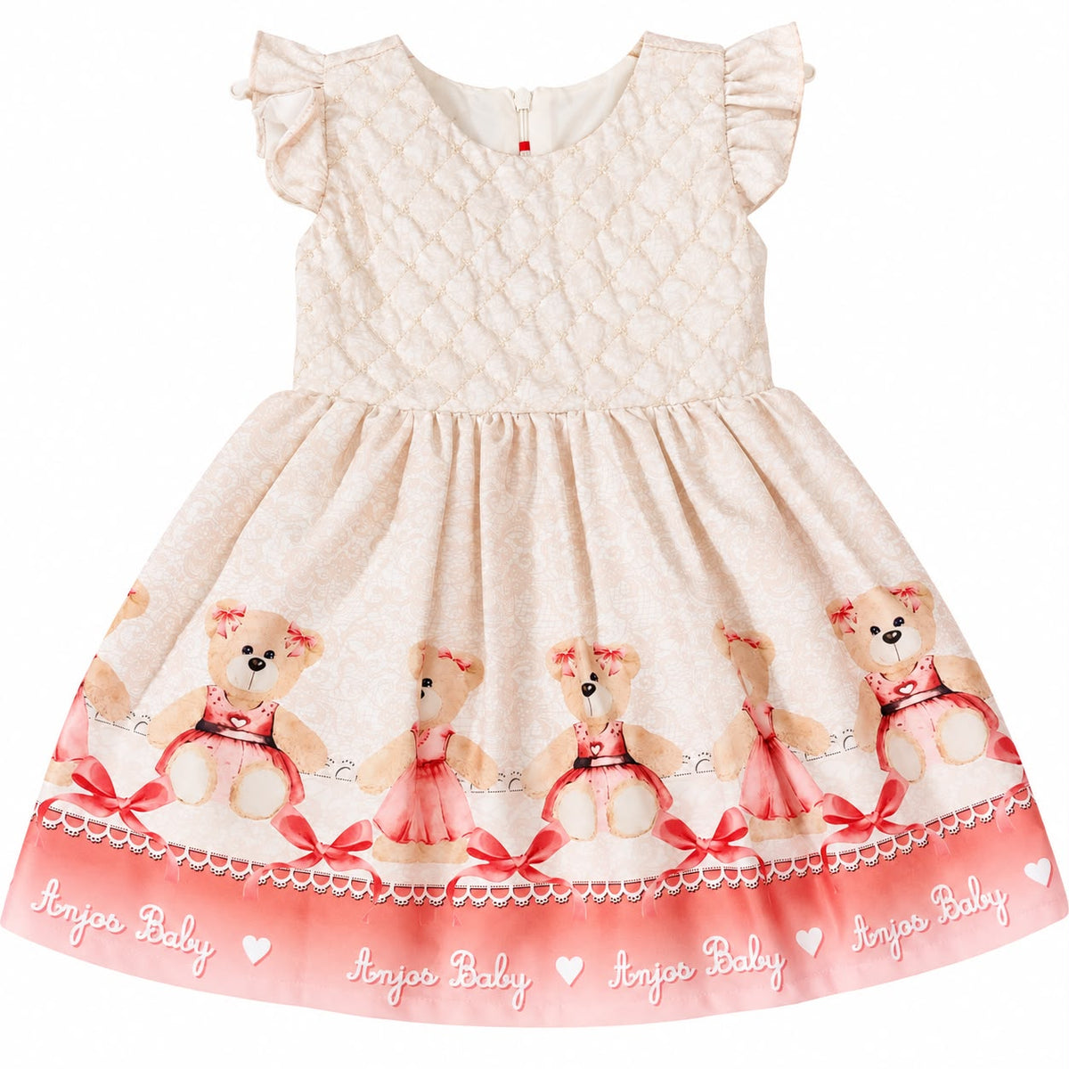 Vestido Festa Urso - ANJOS BABY