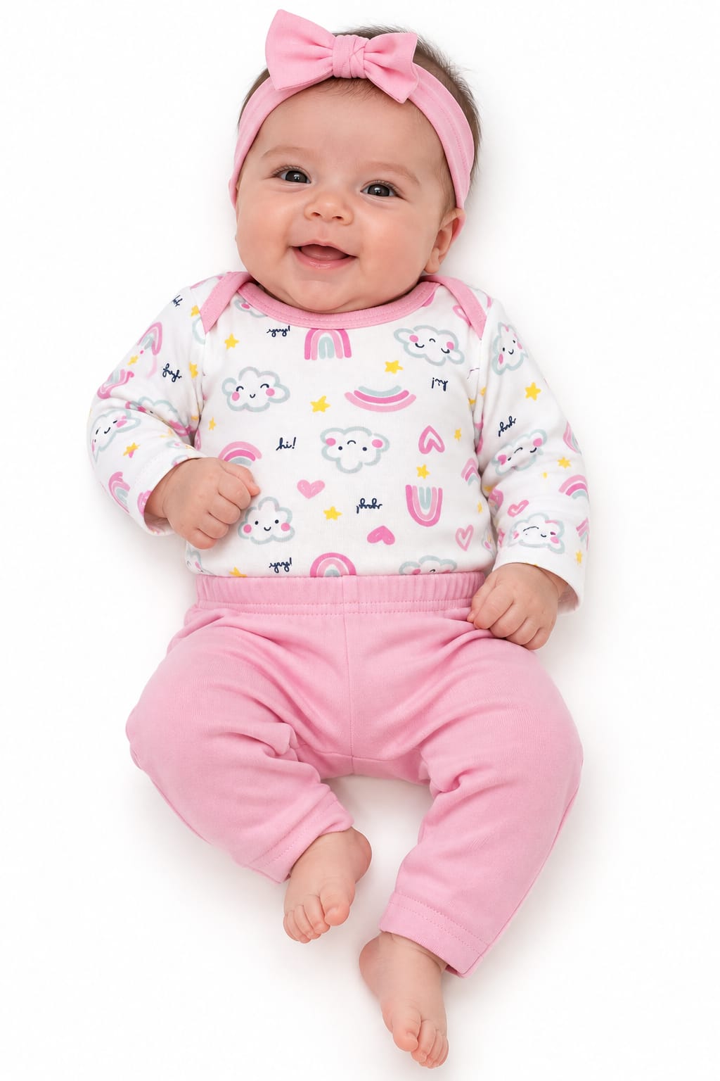 Conjunto Body Longo e Calça - BABY CHIC