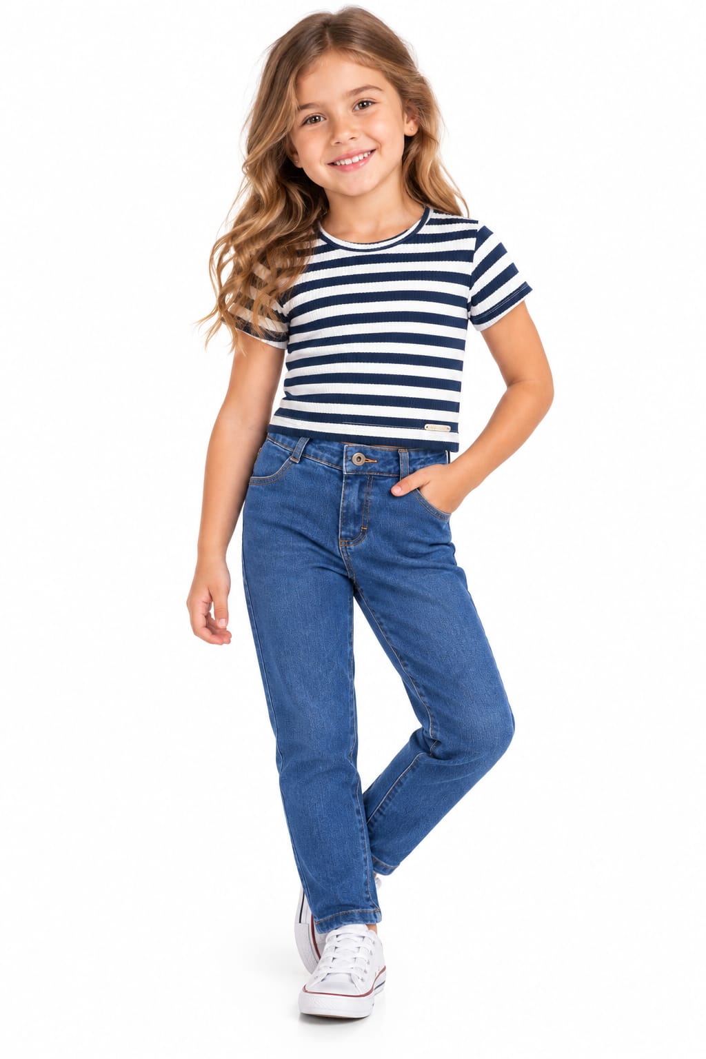 Cropped Listrado Canelado - HAVE FUN