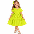 Vestido Malha e Tricoline com Laços - ANIMÊ
