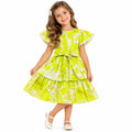 Vestido Tricoline Estampado - ANIMÊ
