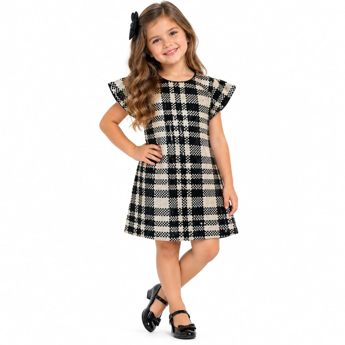 Vestido Paete Xadrez - ANIMÊ