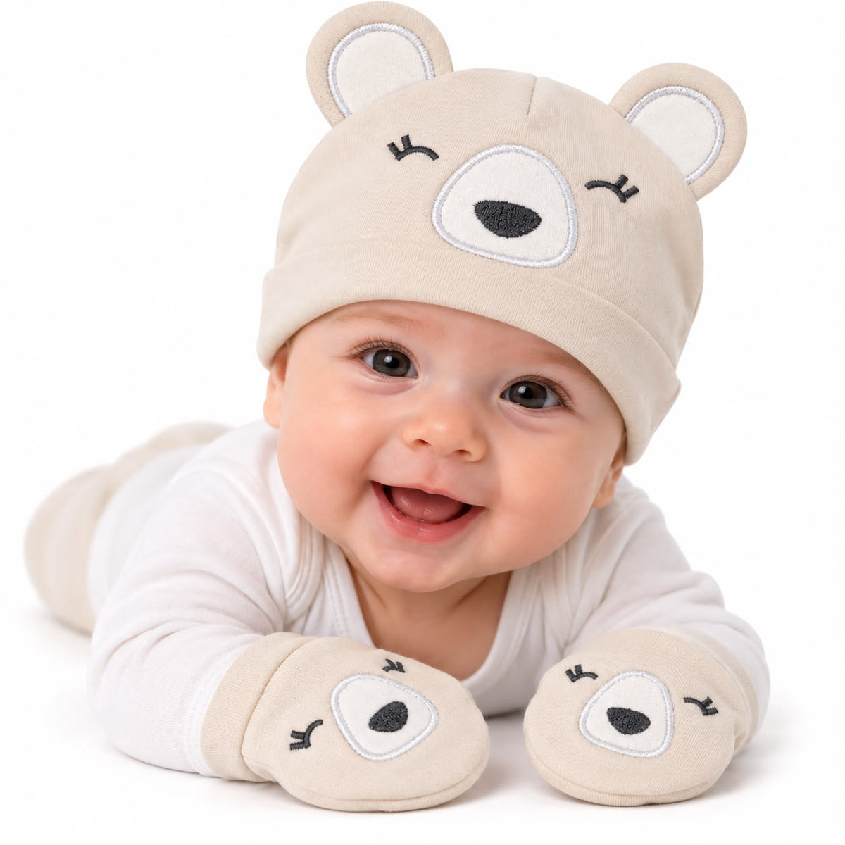 Kit Touca e Luvas - BABY CHIC