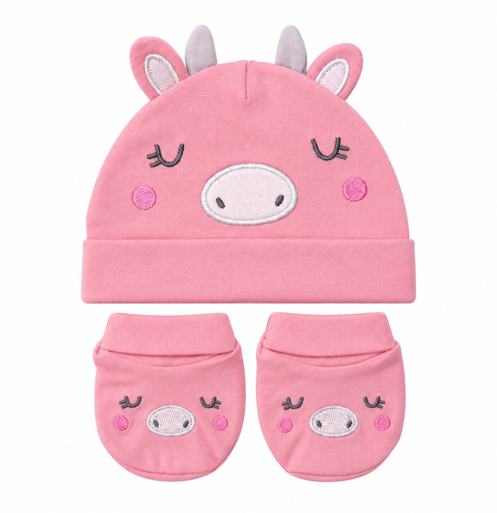 Kit Touca e Luvas - BABY CHIC