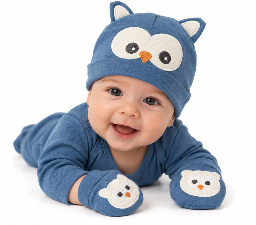 Kit Touca e Luvas - BABY CHIC