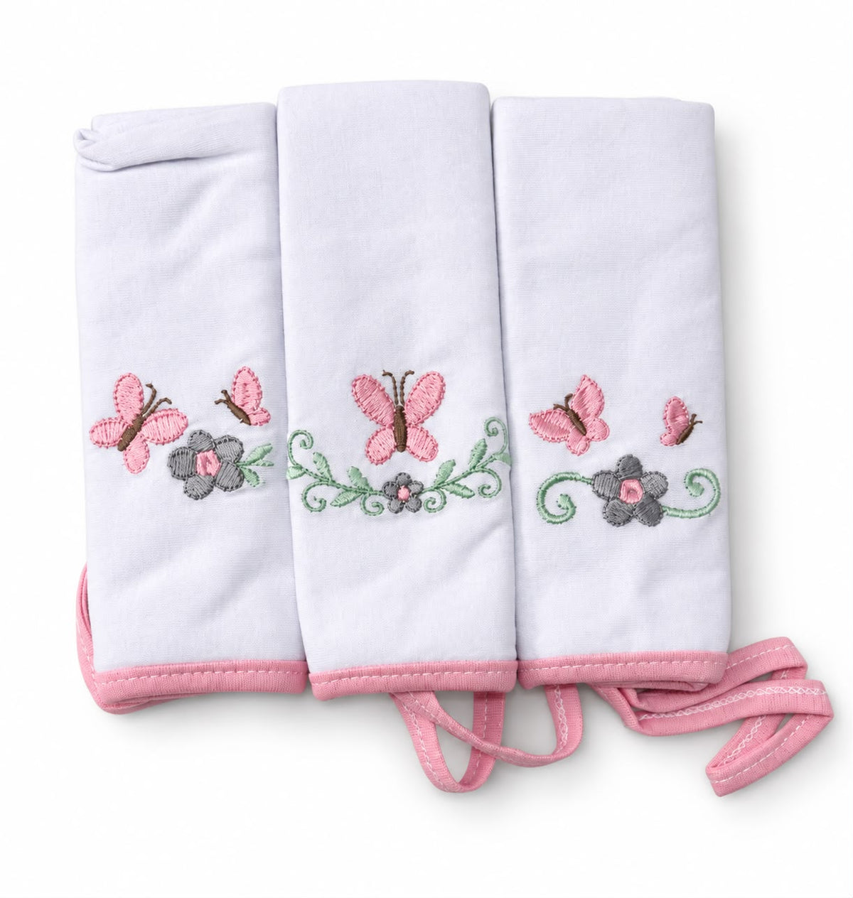 Kit 3 toalhas de boca - BABY CHIC