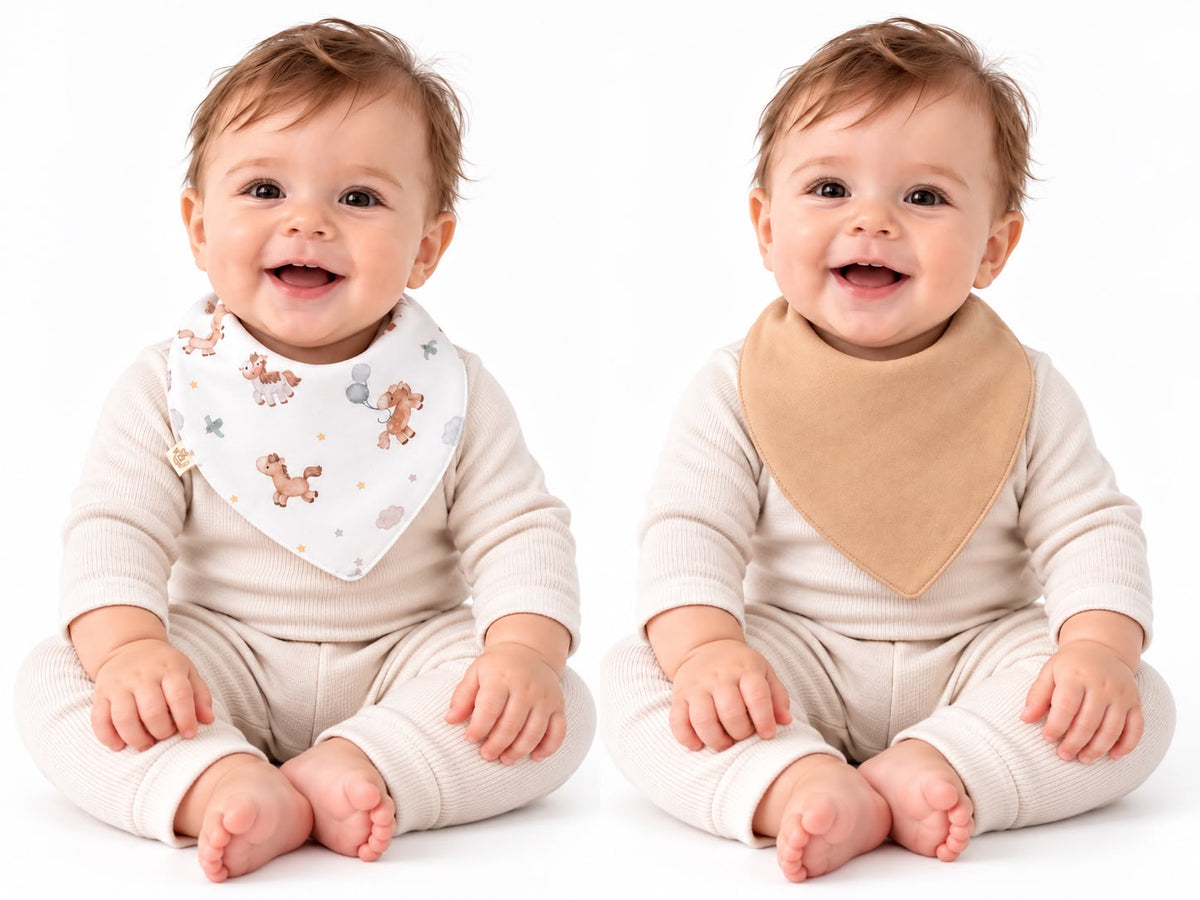 Kit Babador Bandana Suedine - ANJOS BABY
